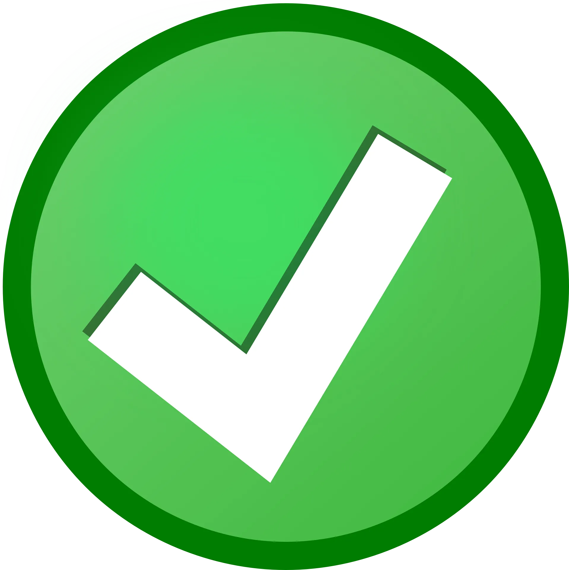 Icon Symbol Confirmation royalty-free vector graphic